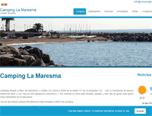 Tablet Screenshot of campingbungalowmaresme.com